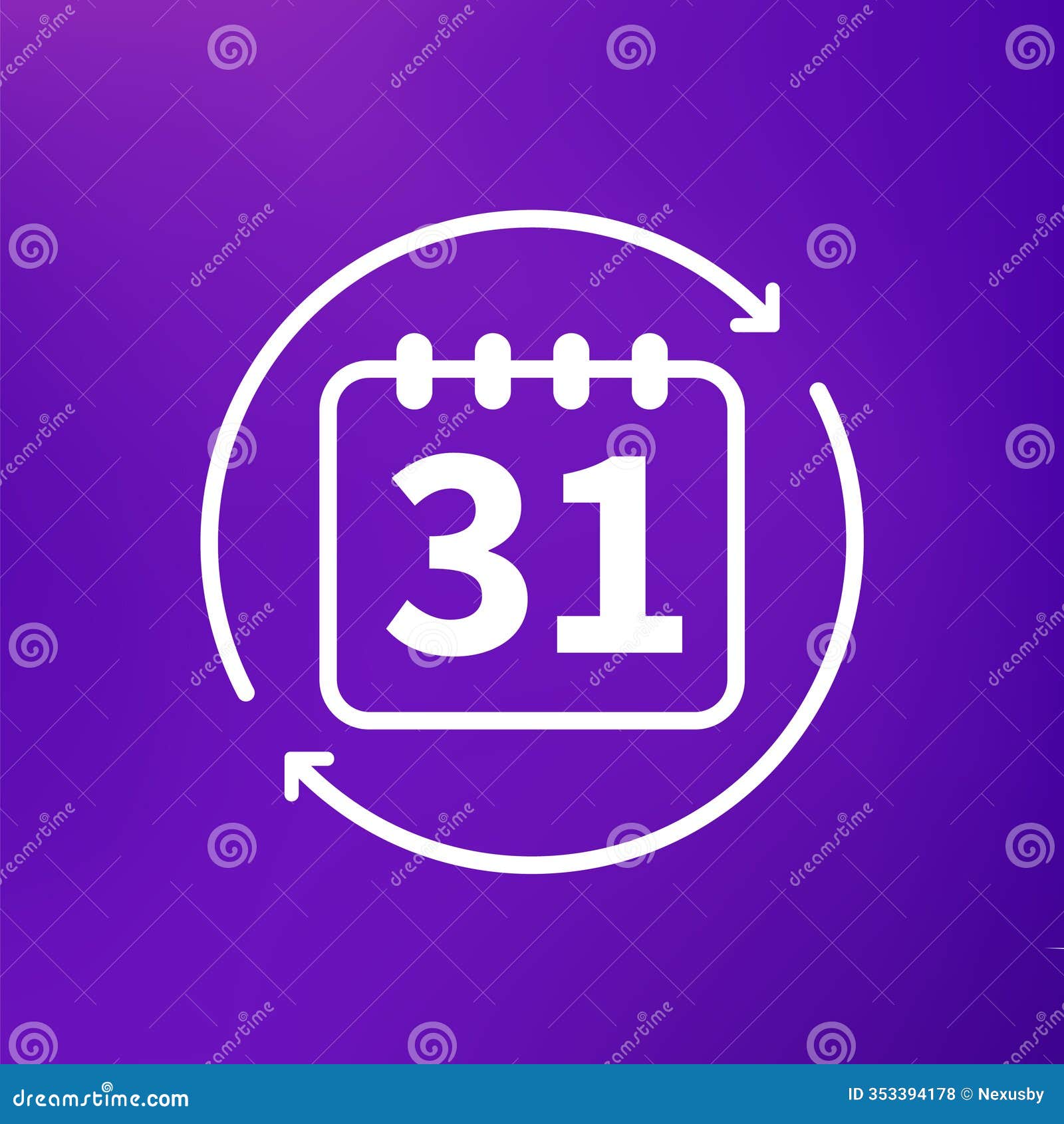 monthly subscription icon for web