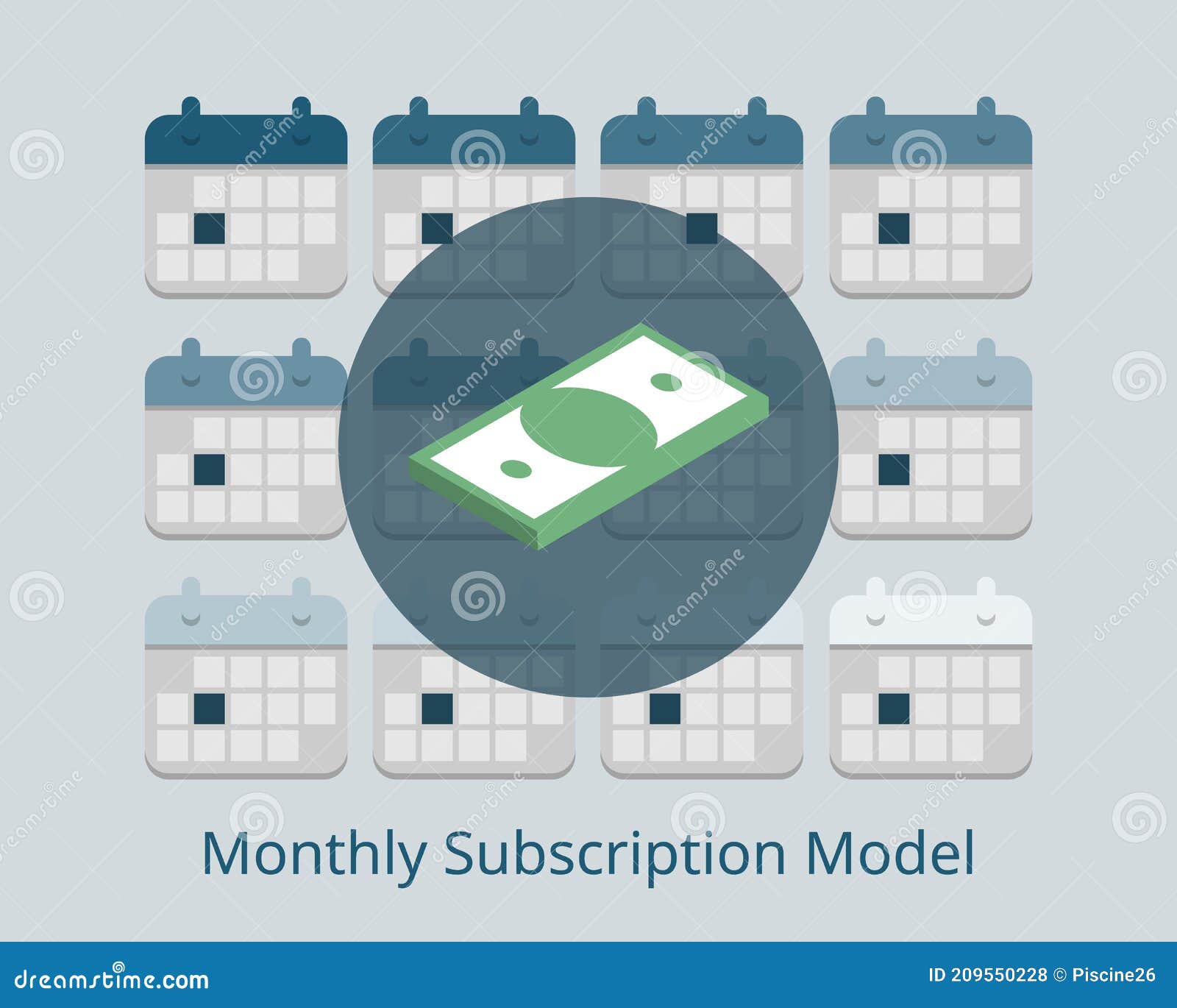 monthly-subscription-model-to-have-recurring-payment-every-month-vector