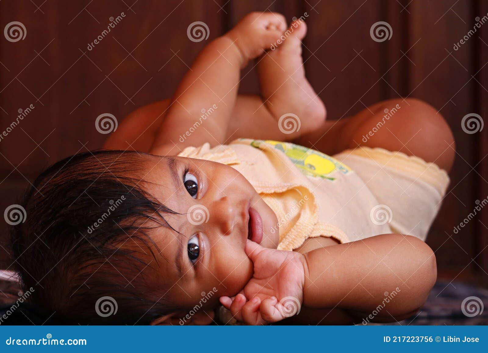 indian smiling baby boy