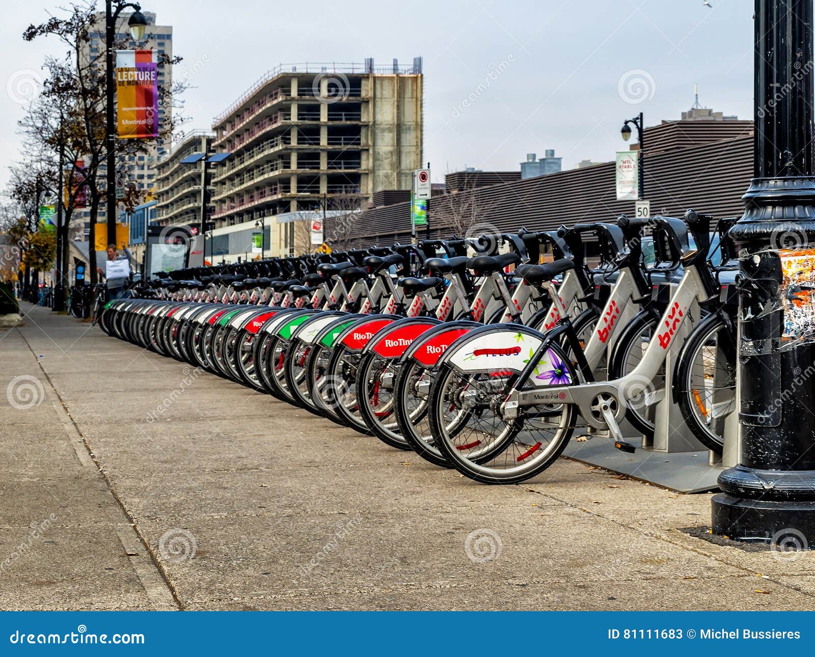 Montreal bixi bikes editorial stock photo. Image of alternative 81111683