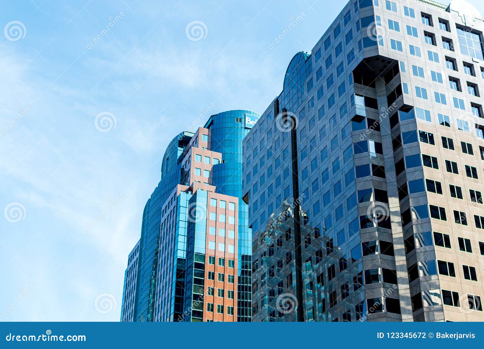 BELL Skyscraper in Montreal Downtown, Canada Editorial Photography