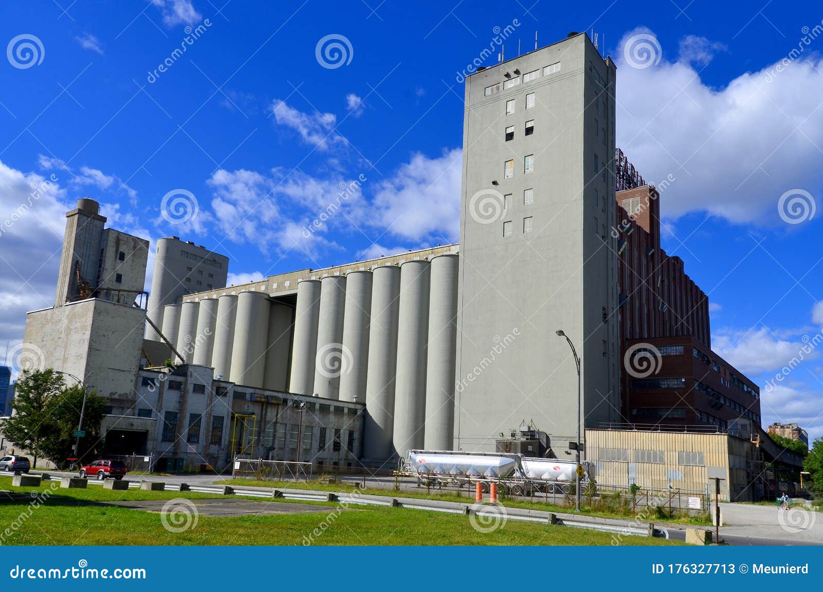 Canada Maltage Cie Lte Grain Elevators in Montreal Quebec, Editorial