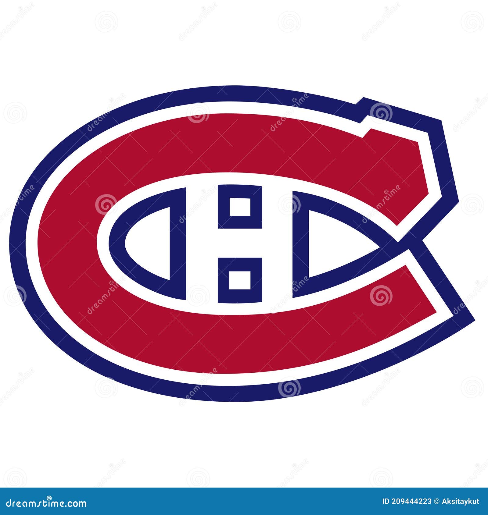 Montreal Canadiens Sports Logo Editorial Stock Photo - Illustration of  hockey, conference: 209444223
