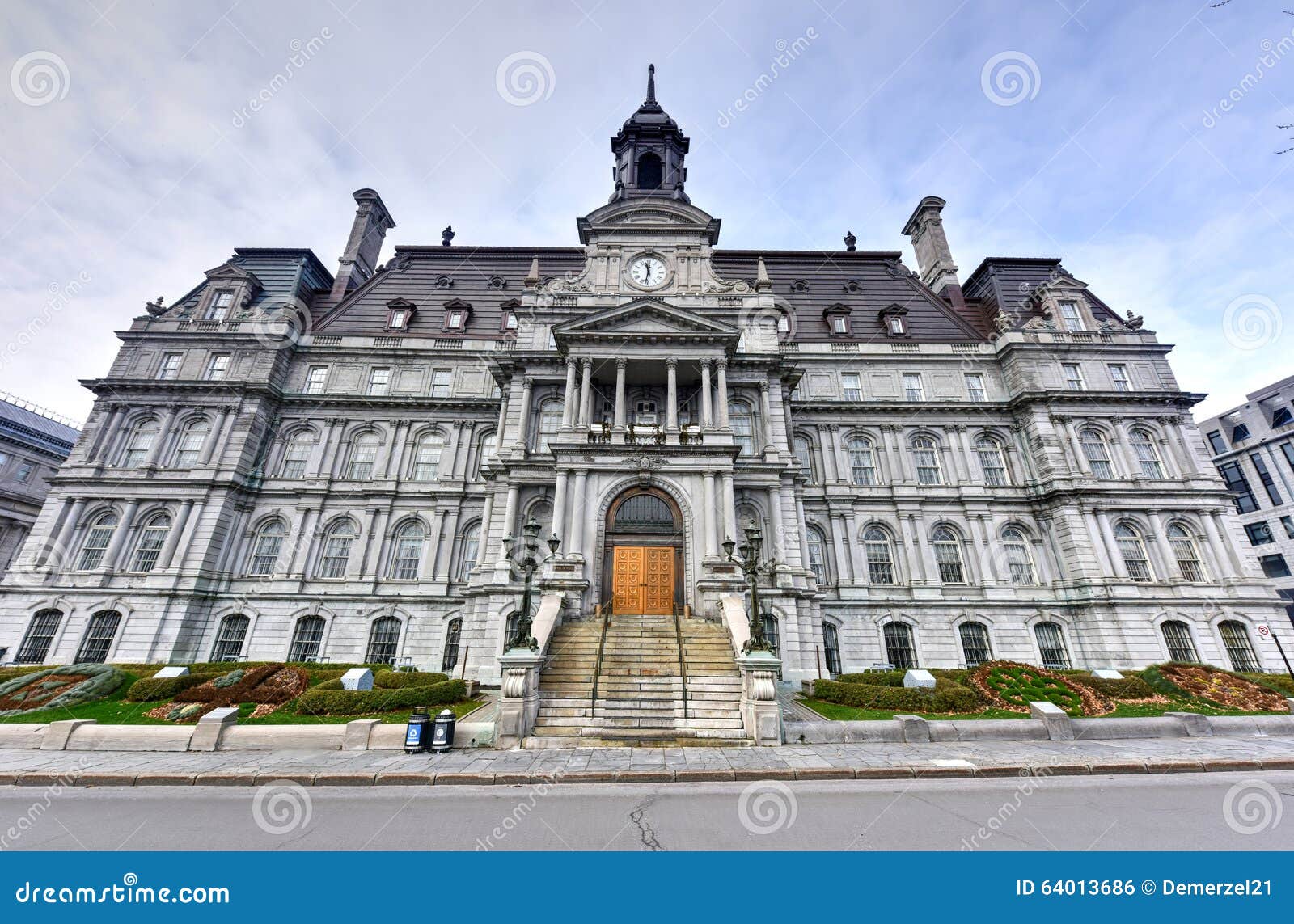 Montreal City Hall stock photo. Image of principal, city 64013686