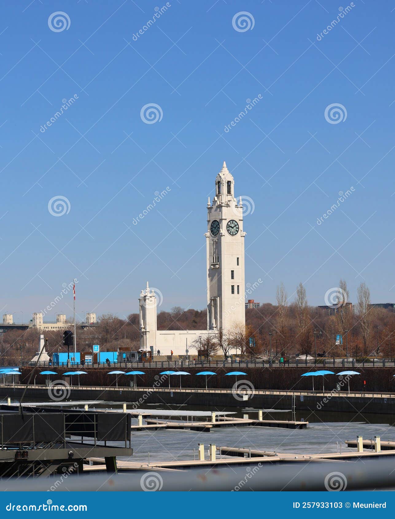 Clock Tower in Old Port in Montreal in Canada Editorial Stock Photo Image of summer, building