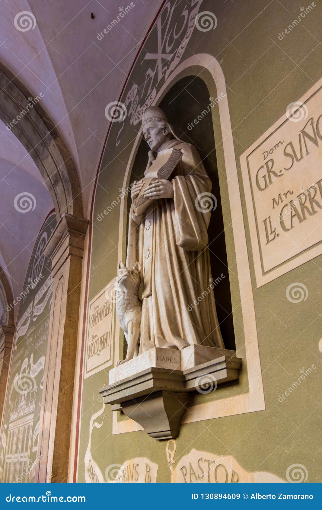 Montserrat Monastery on Mountain in Barcelona, Catalonia. Stock Image ...