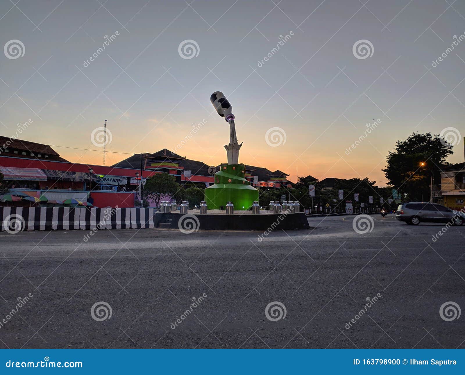 Monumen Susu Tumpah or Spilled Milk Monument Editorial Image Image of