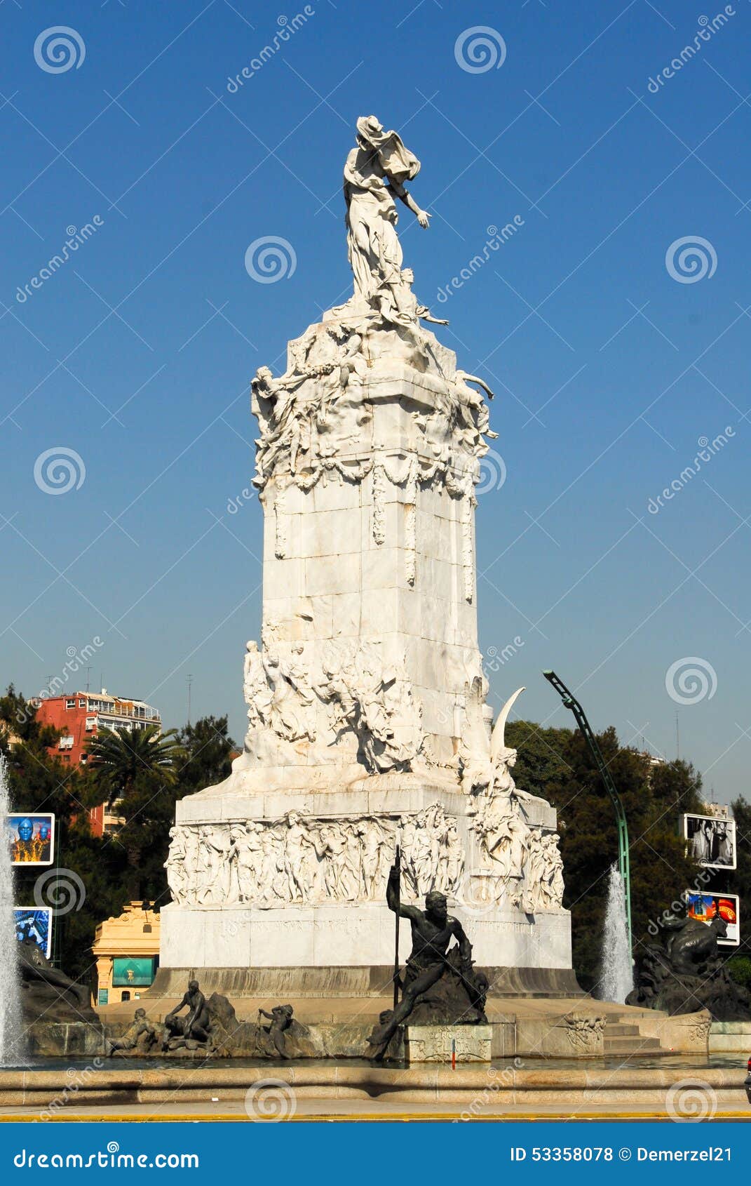 Monument A L Espagnol Buenos Aires Argentine Photo Stock Editorial Image Du Granit Culture