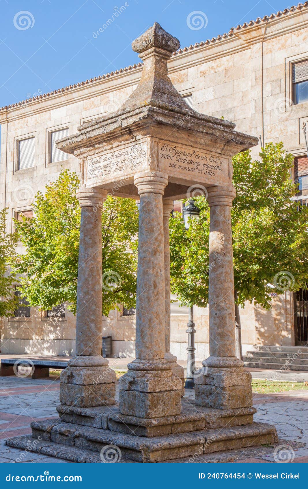 shrine near the cathedral of ciudad rodrigo, spain