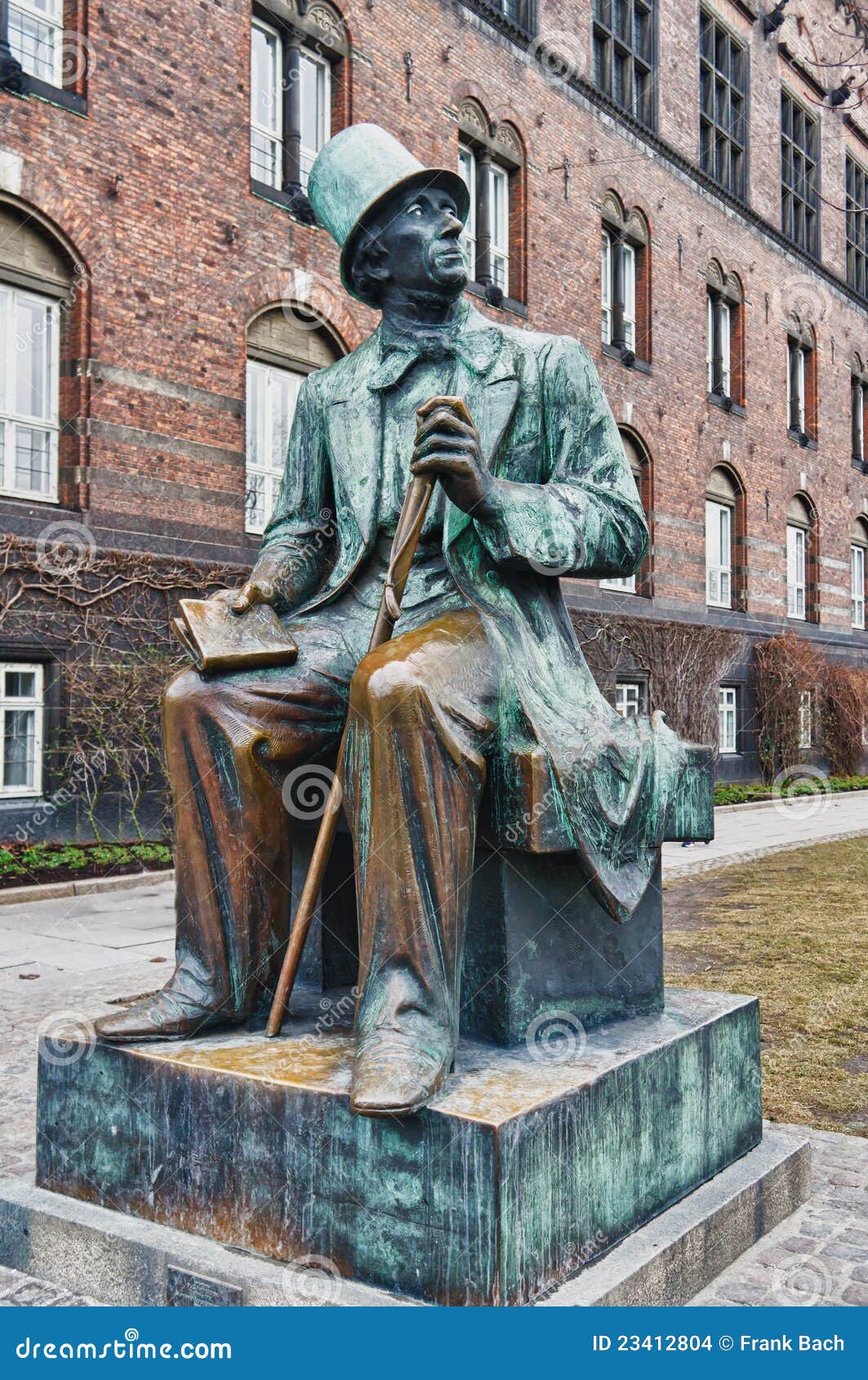 Monument in Copenhagen for Hans Stock Photo - Image of creativity ...