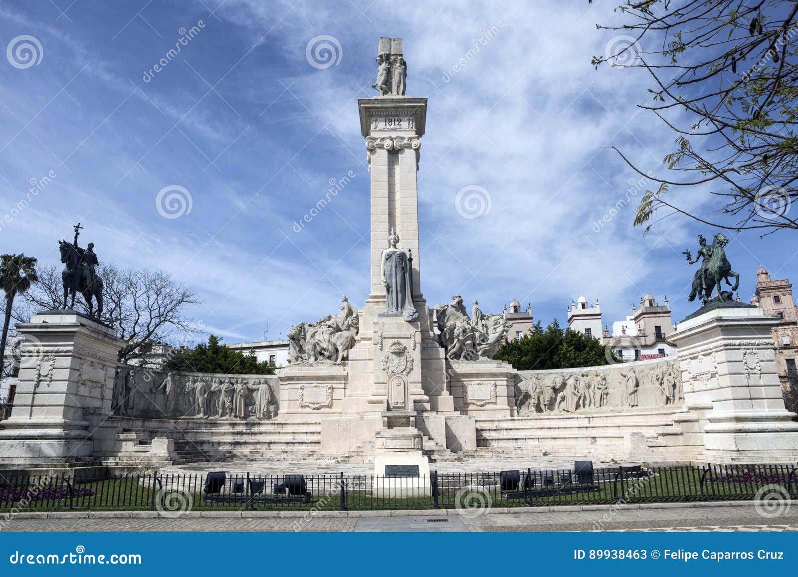 Monument To the Constitution of 1812, Panoramic View, Cadiz, and ...
