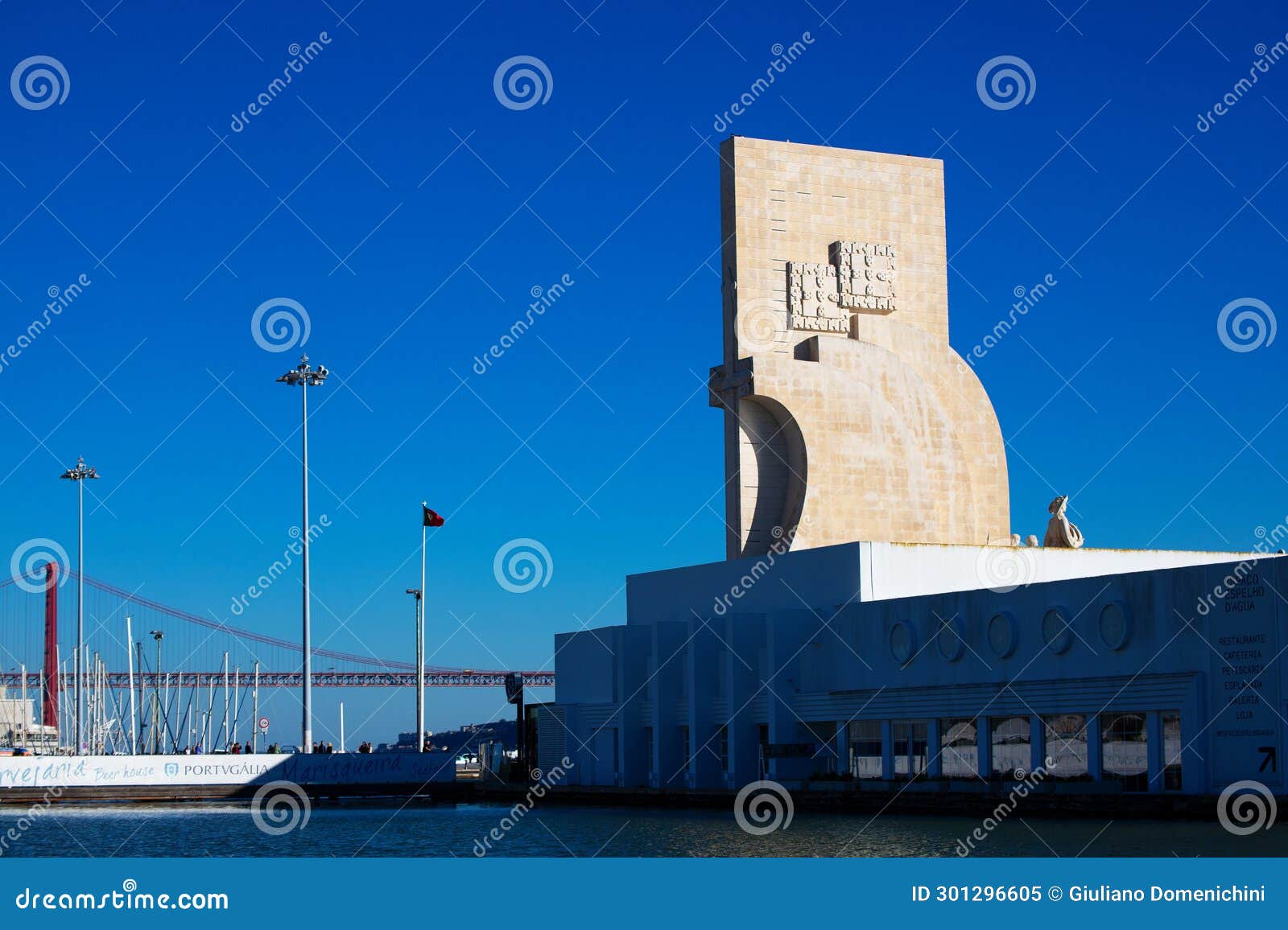the monument to the discoveries, located in belÃ©m on the bank of the tagus river