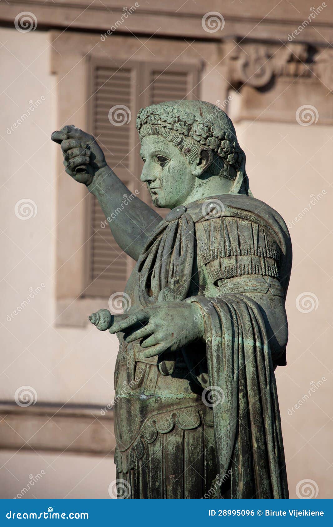 Monument To Roman Emperor Constantine I Stock Photo Image of copy