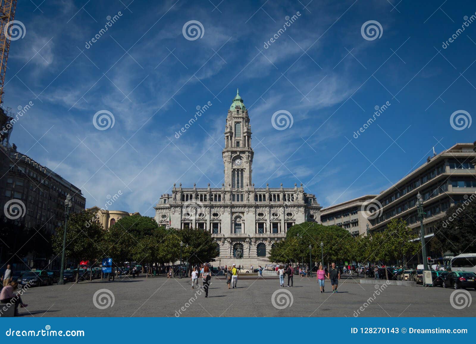 Monument à Garrett, Porto, Portugal 2018. Vue de monument à Garrett à Porto Portugal