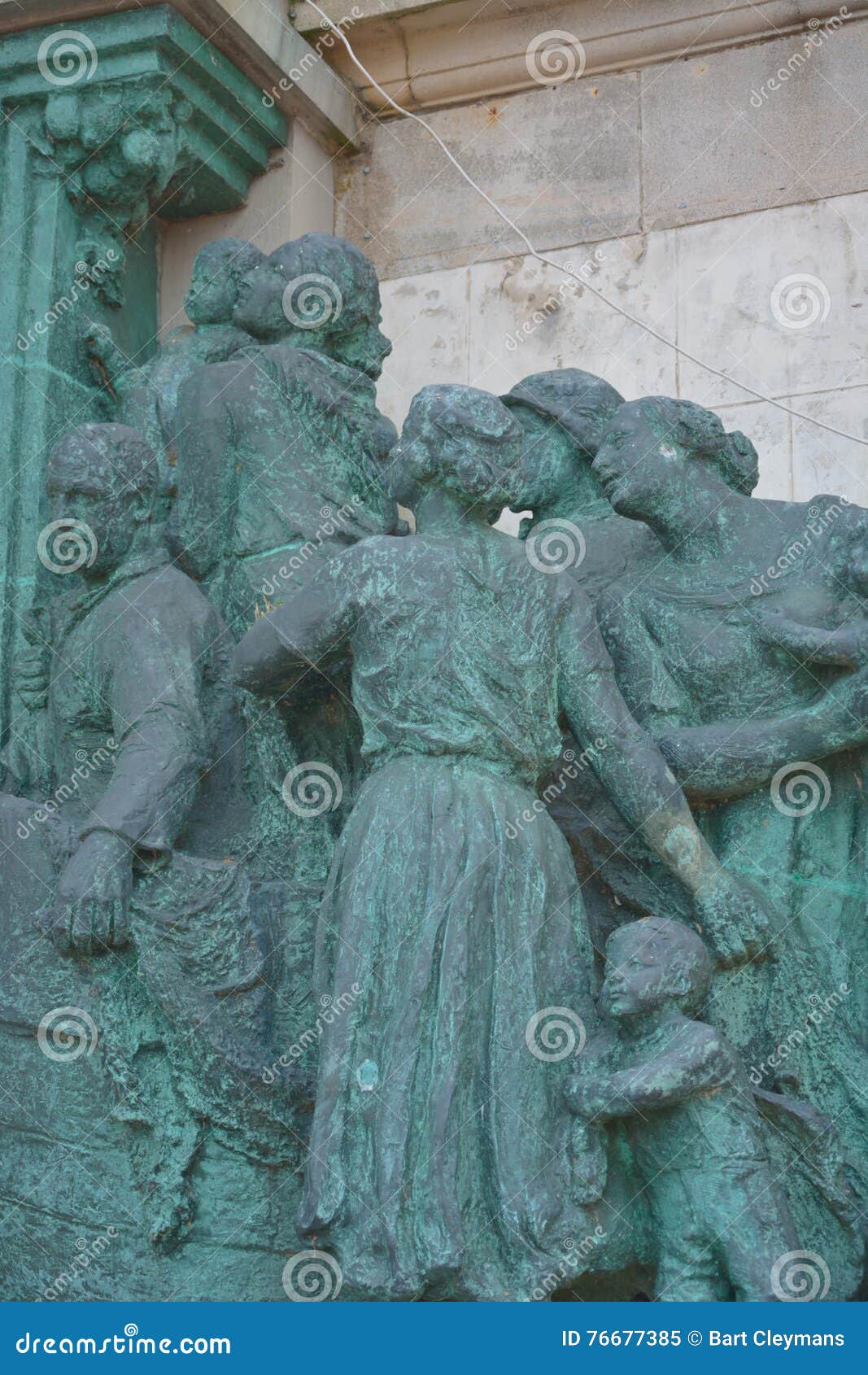 Monumental Statue of King Leopold the Second Stock Image Image of