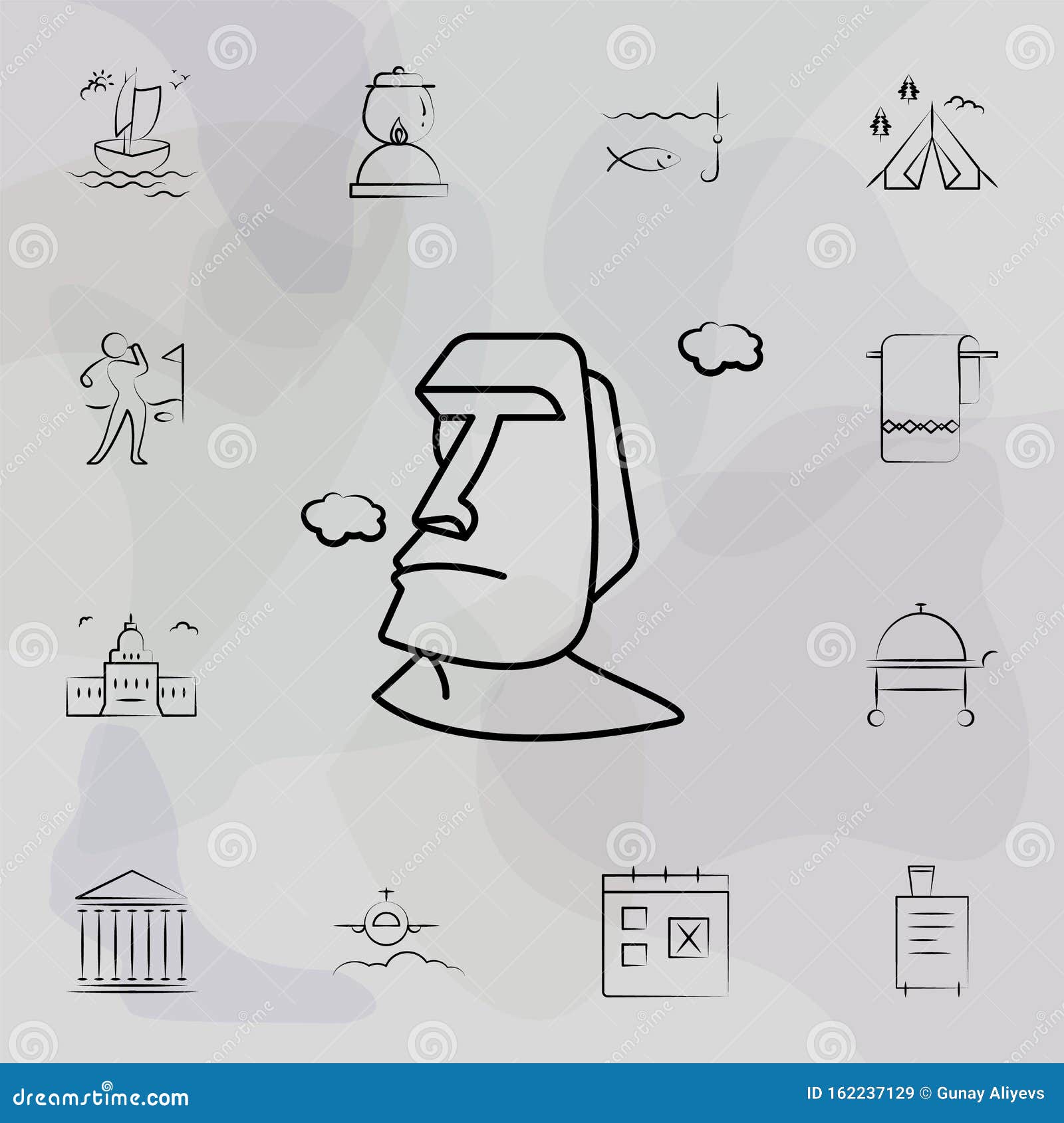 Moai - Iconos gratis de monumentos