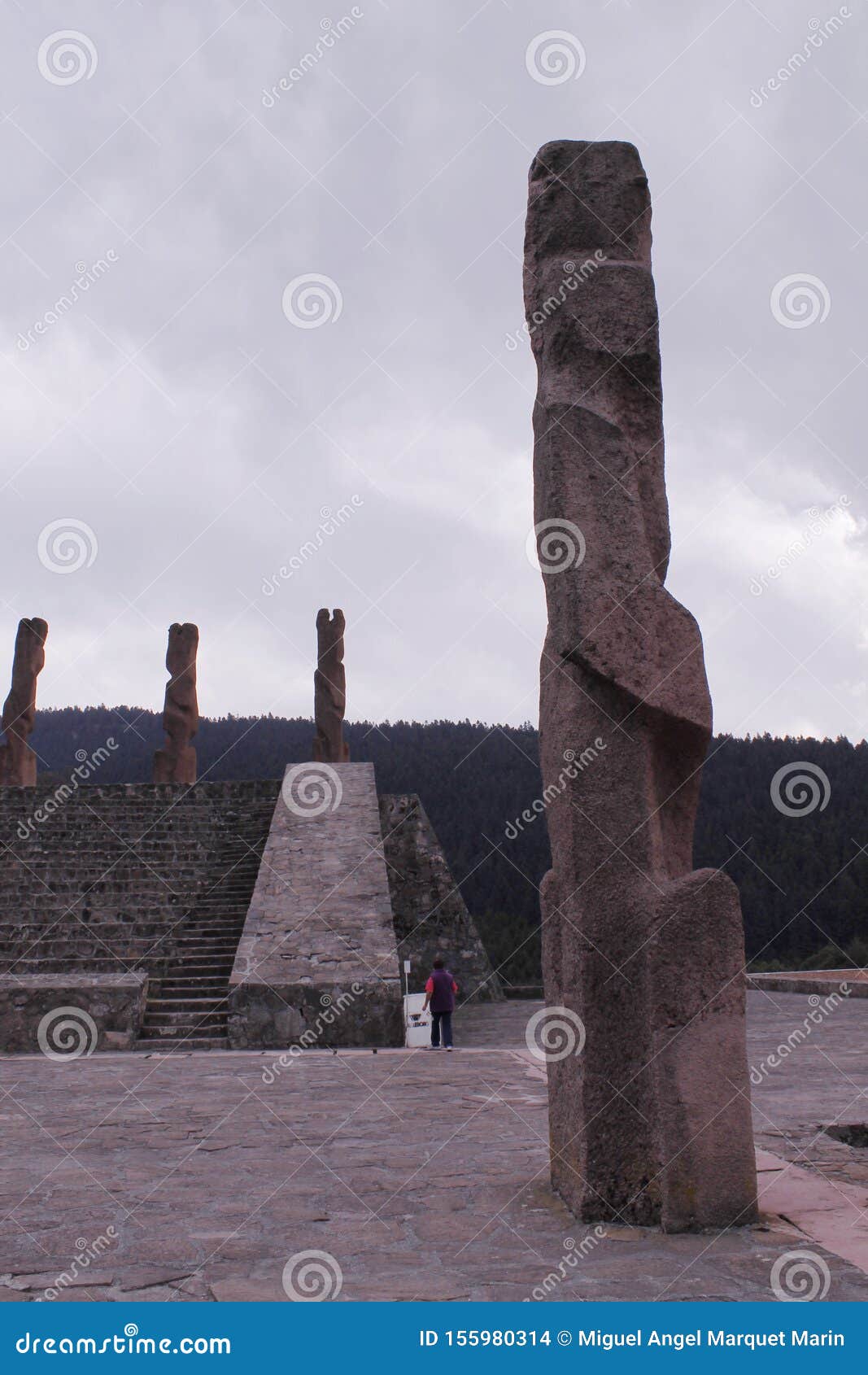 monuments in centro ceremonial otomi in estado de mexico
