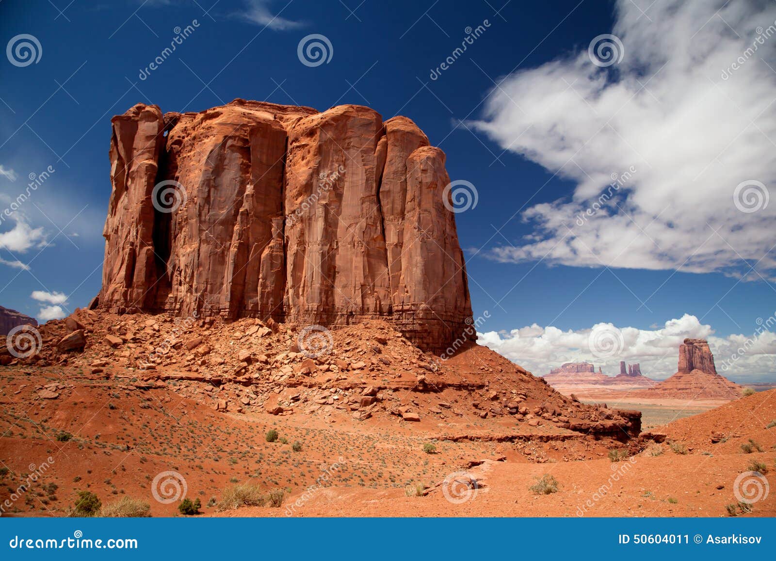 Monuments valley park stock image. Image of canyon, clouds - 50604011