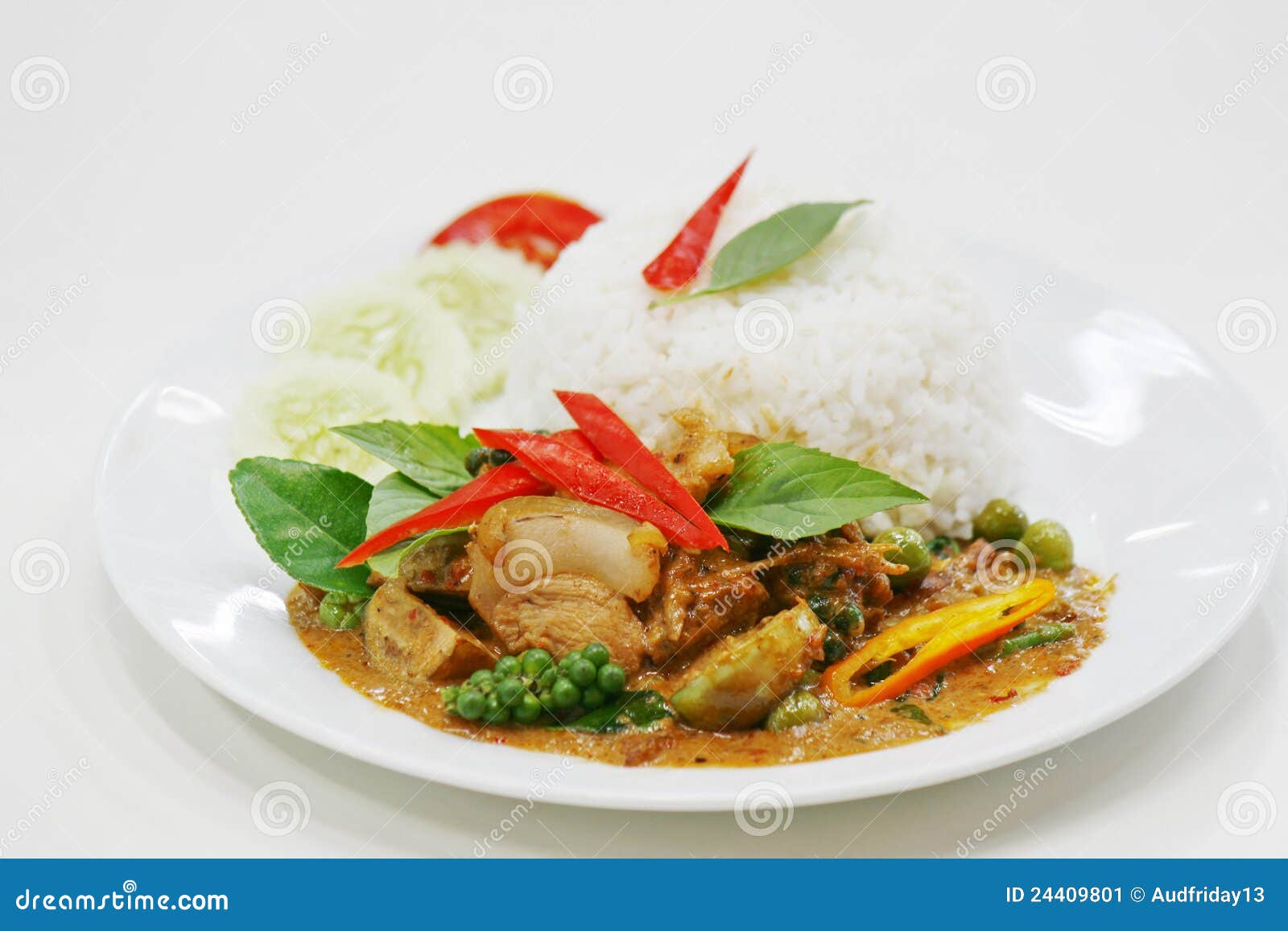 Moo pa pad pet thai food stock image. Image of basil 24409801