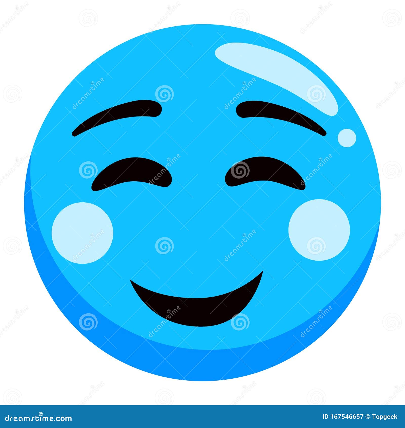 Aufkleber Smiley Stimmung Stock Vector