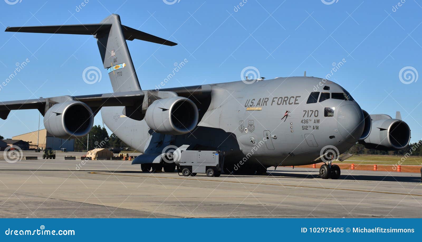 U S Air Force C 17 Globemaster Iii Editorial Image Image Of Aviation Military