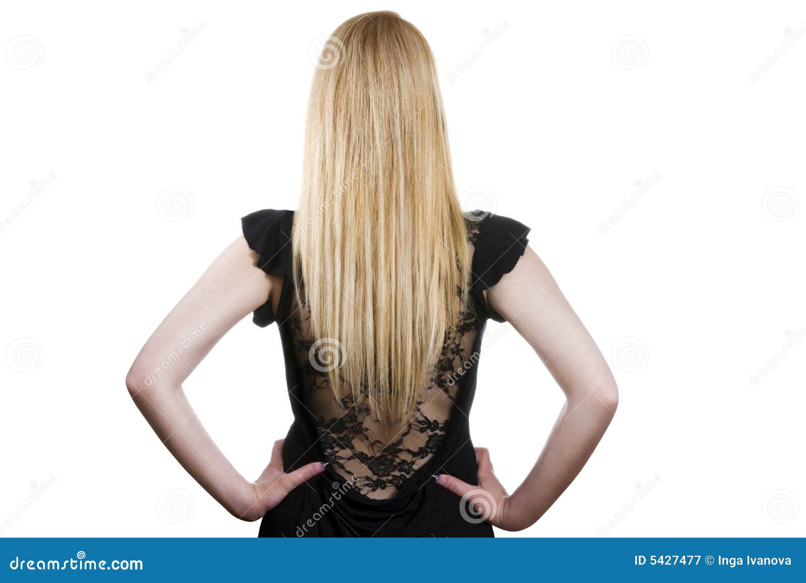 geluid onbetaald Bijdrage Mooi lang blond haar stock afbeelding. Image of kleding - 5427477