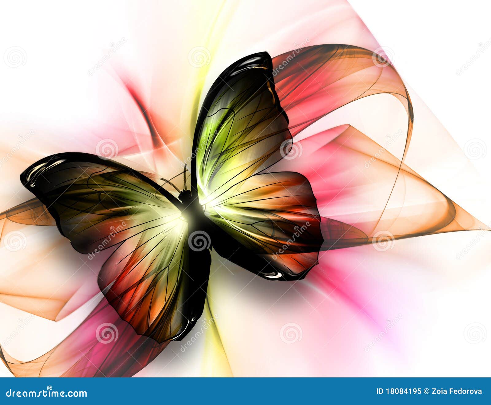Wonderlijk Mooie vlinder stock illustratie. Illustratie bestaande uit CF-87