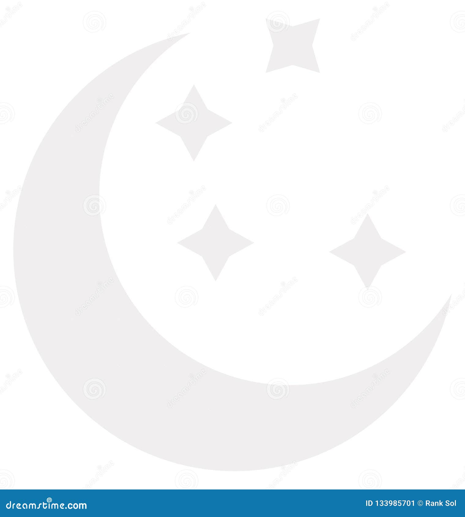 moon colored  icon that can be easily modified or edit