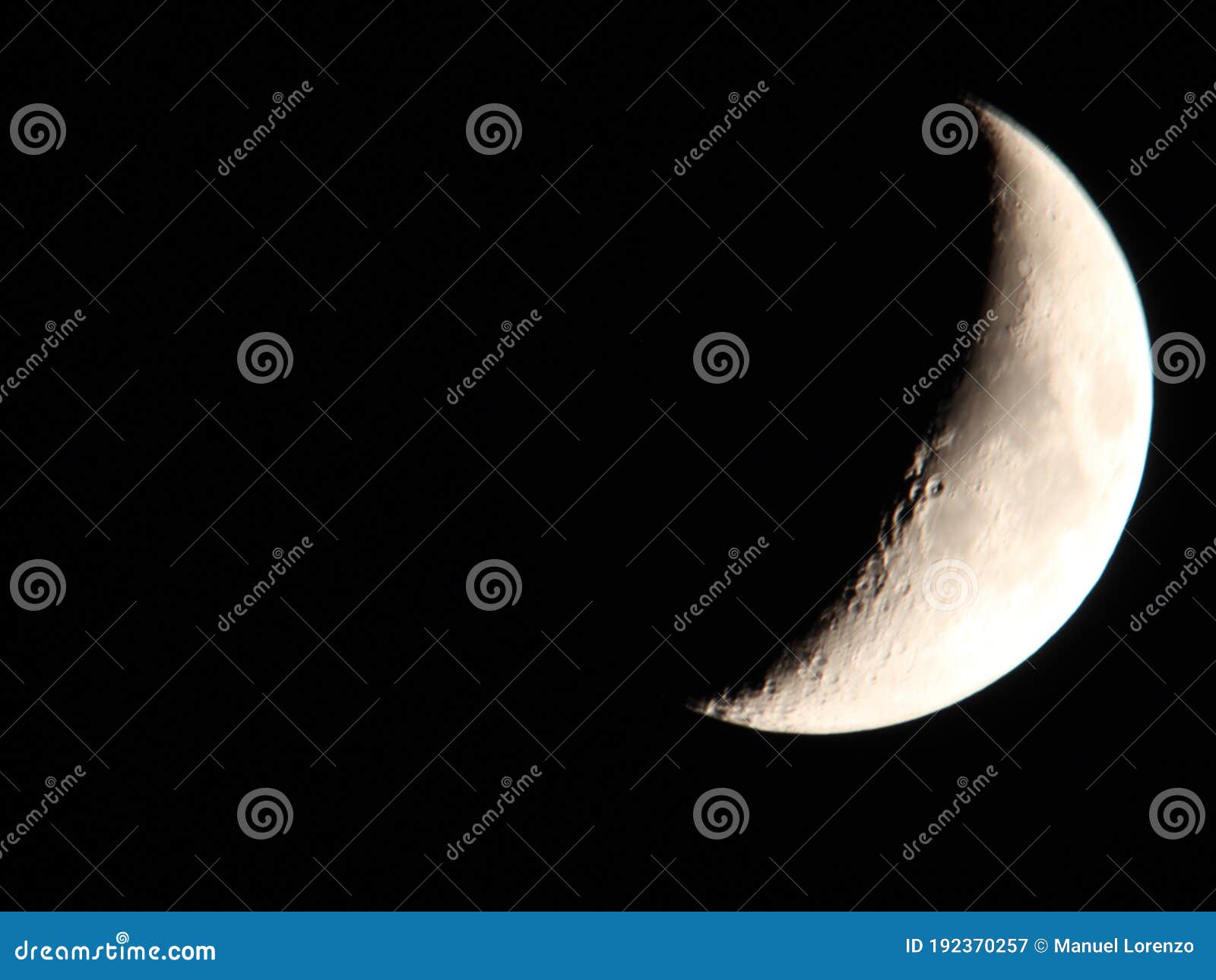 moon in growing room with satellite craters night sleep