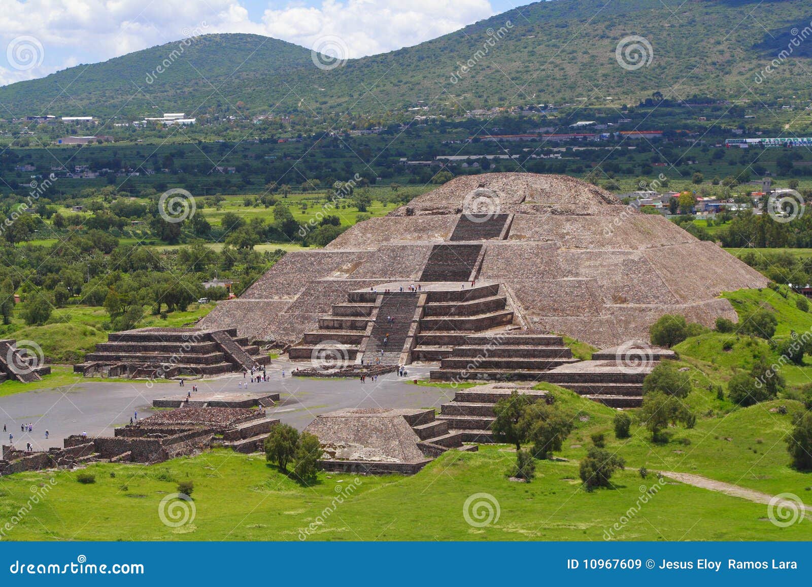 moon pyramid in teotihuacan, mexico ii