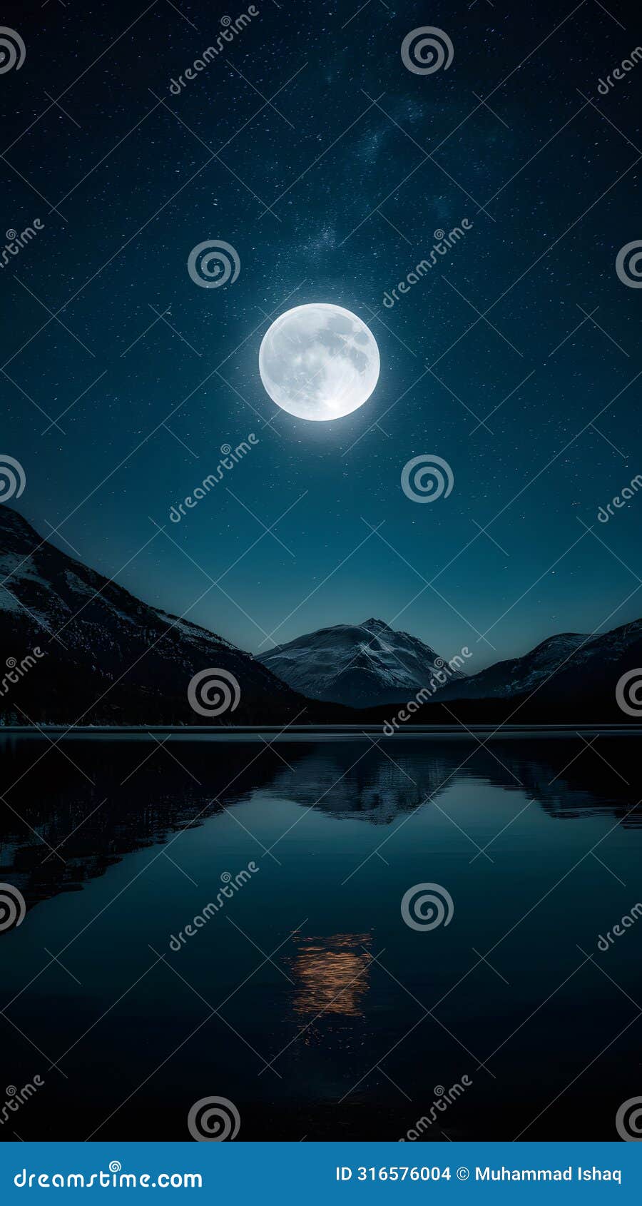 moonlight reveals natures beauty in the dark sky