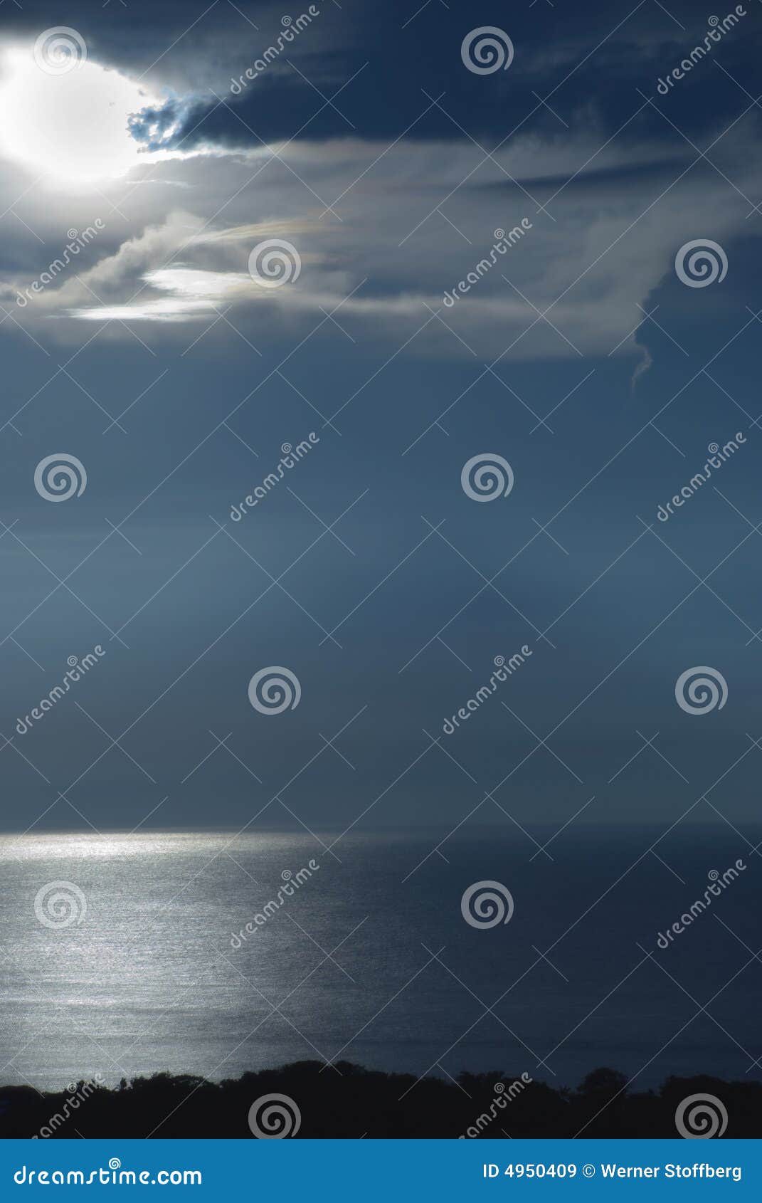 Moonlighting stock image. Image of vertical, cloudscape - 4950409