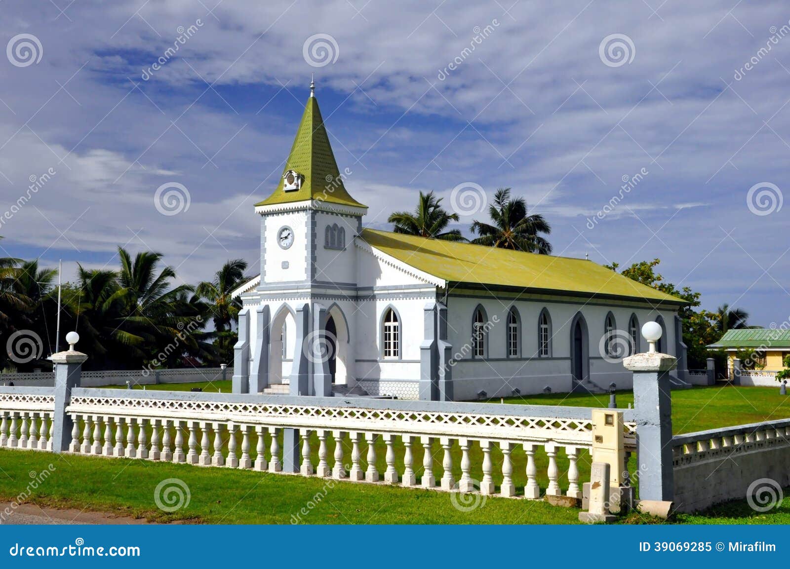 Mooie kerk in moorea, Franse polynesia