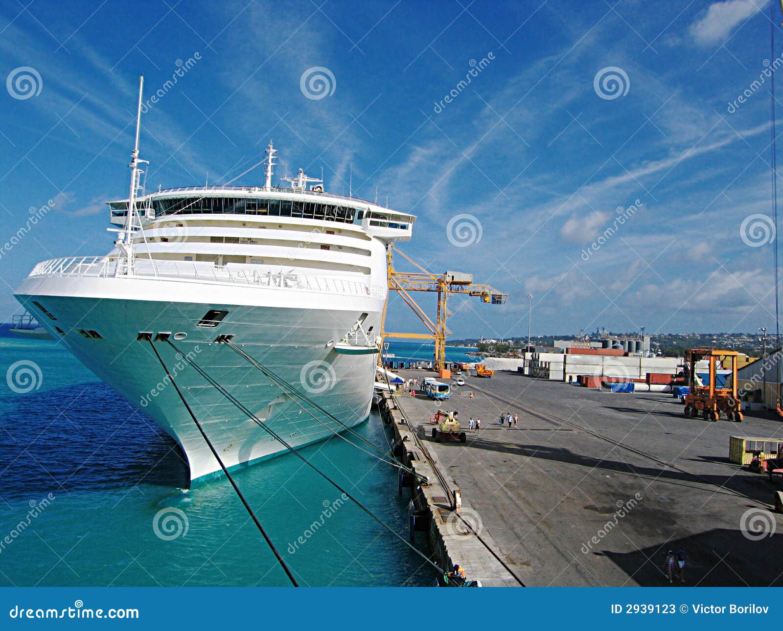 Moored Ship Stock Image Image Of Nautical Commercial