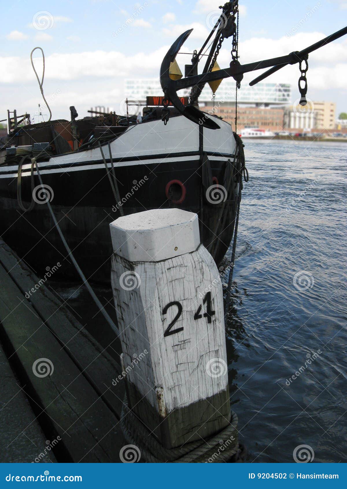Mooring pole twentyfour stock photo. Image of ship, harbor 9204502