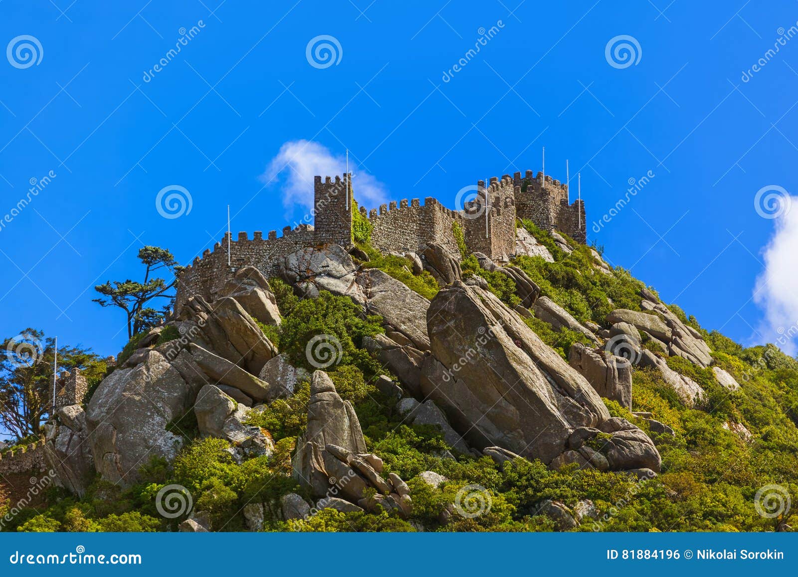 moorish castle in sintra - portugal