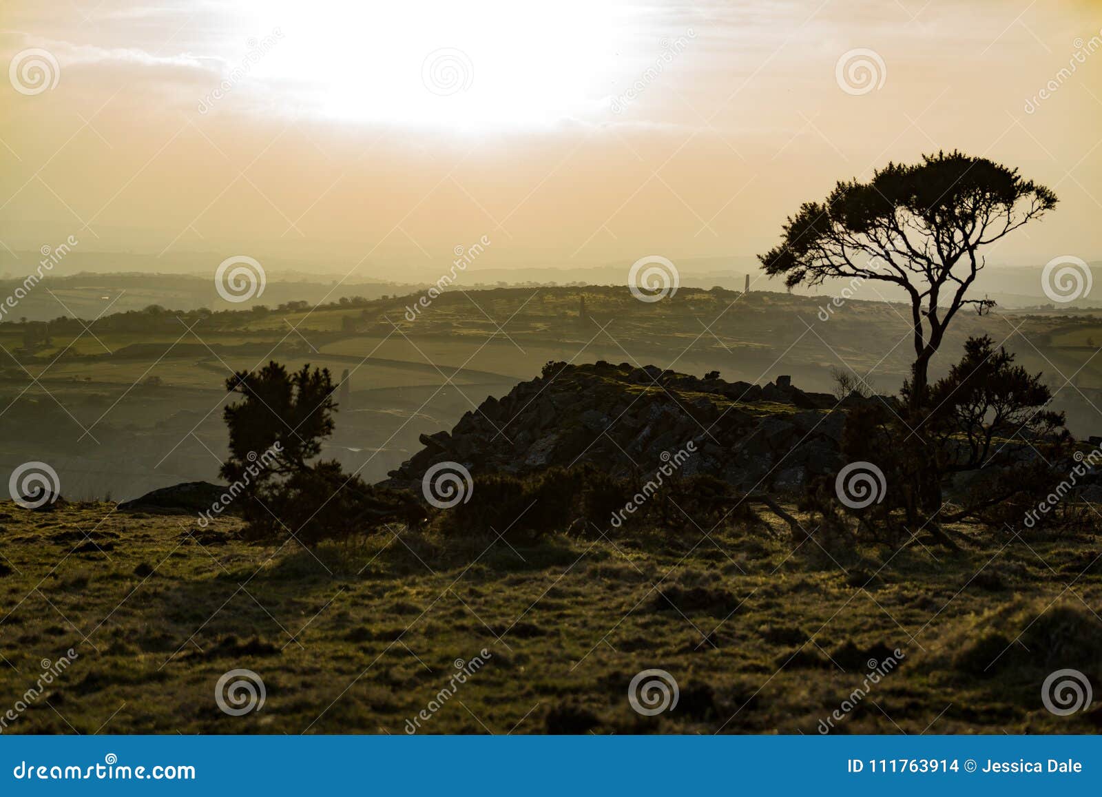 A Landscape of a Quarry in Liskeard, Cornwall, UK Stock Image - Image of  hills, landscape: 111763907