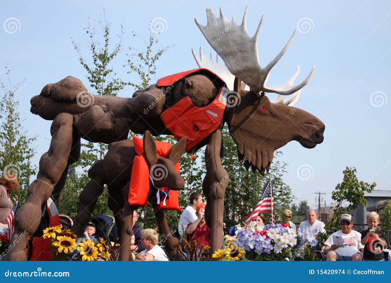 moose pool float