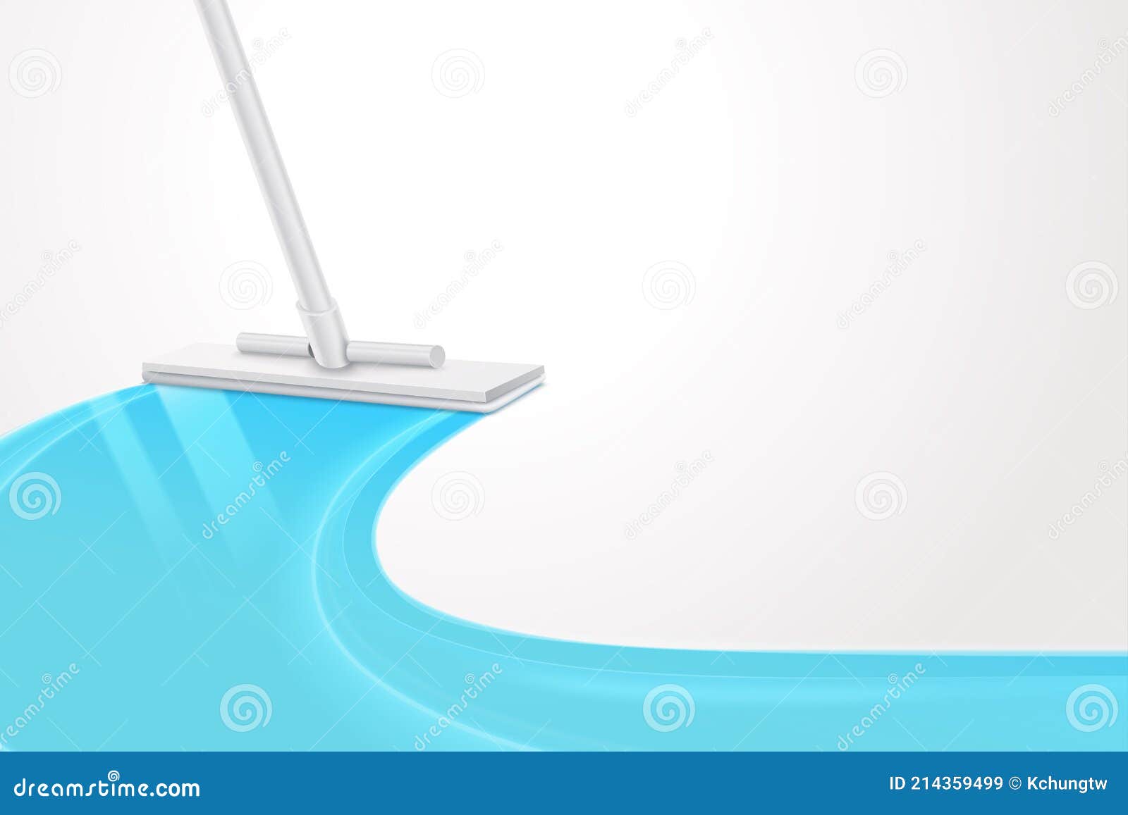 Mop cleaning surface stock vector. Illustration of fresh - 214359499