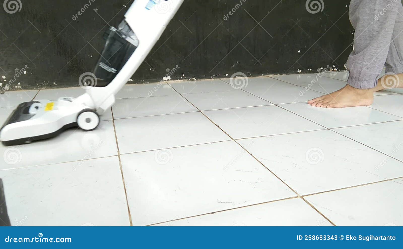 Mop the Floor with an Automatic Mop Stock Video Video of everyday