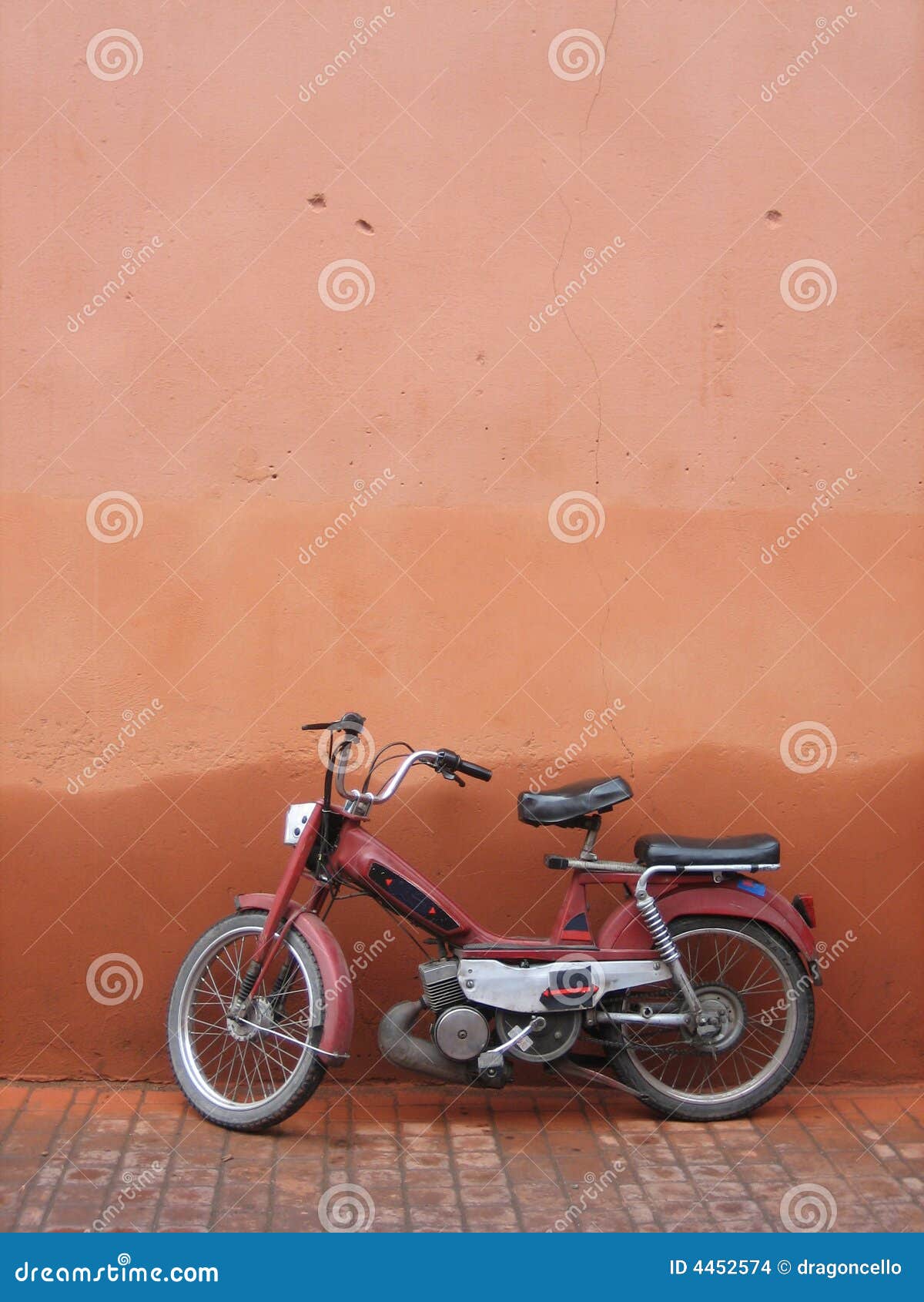 Oldsmoped - Aufkleber Mein Moped (orange)