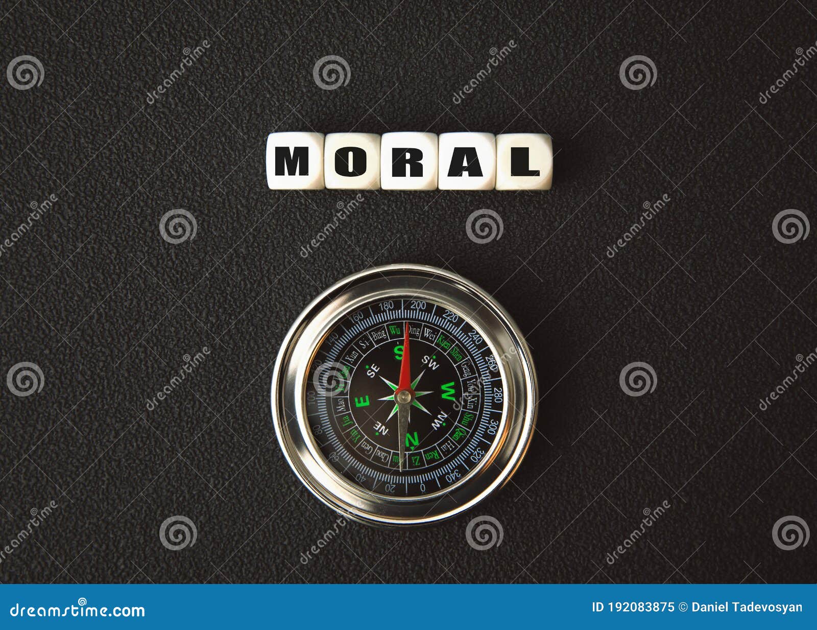 Moral with compass stock image. Image of needle, strategy 192083875