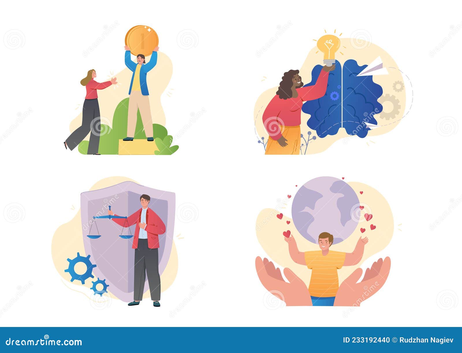 Moral Principles Abstract Concept Stock Vector - Illustration of public,  inspiration: 233192440