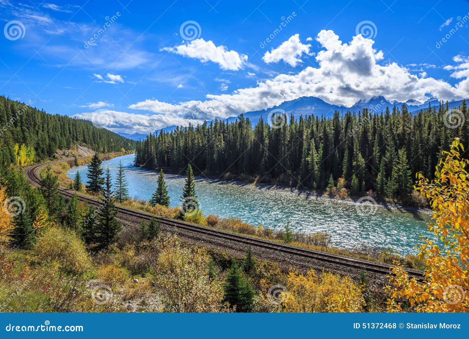 Morant s Curve  stock photo Image of landscape alberta 