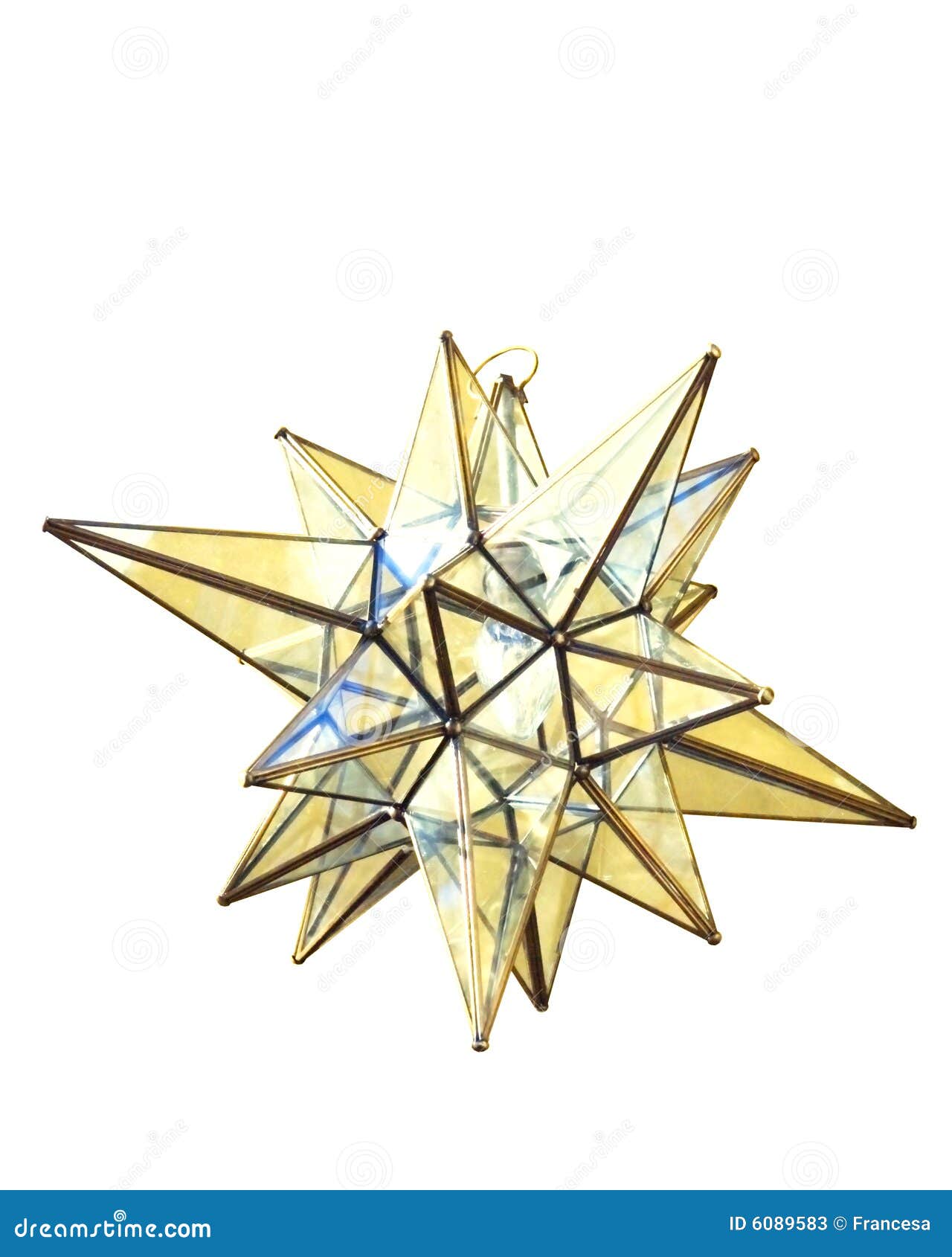 Moravian Stern Lampe Stockbild Bild Von Dekoration