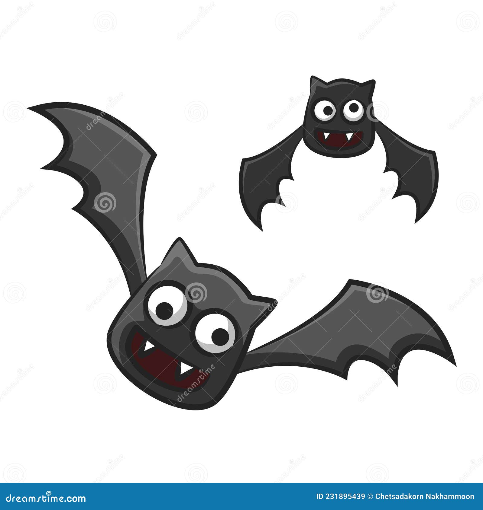 Desenho animado do morcego vampiro - Stockphoto #2618222