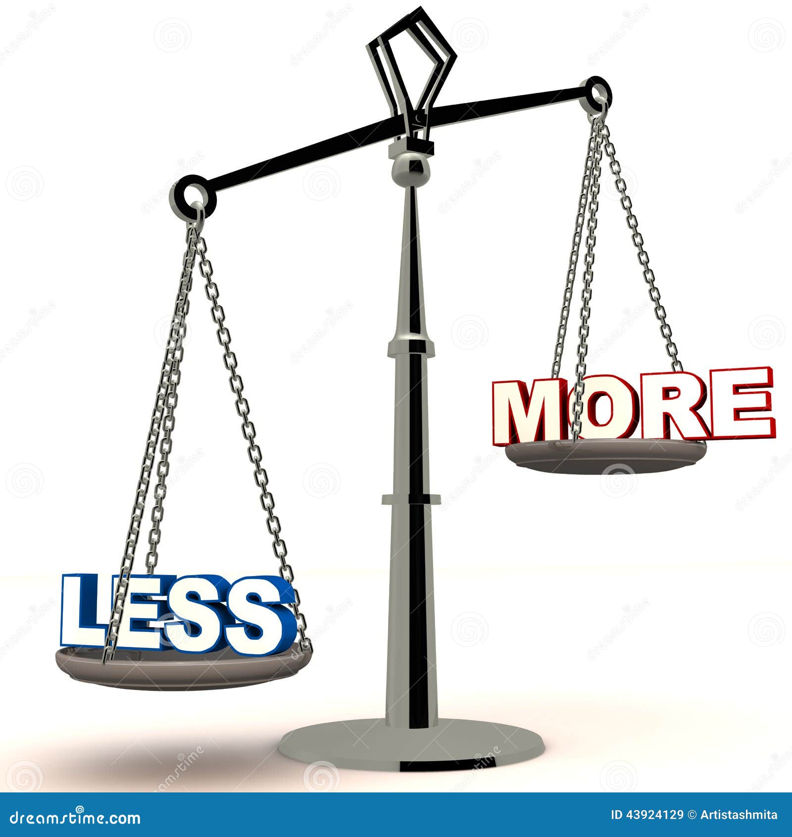 less is more