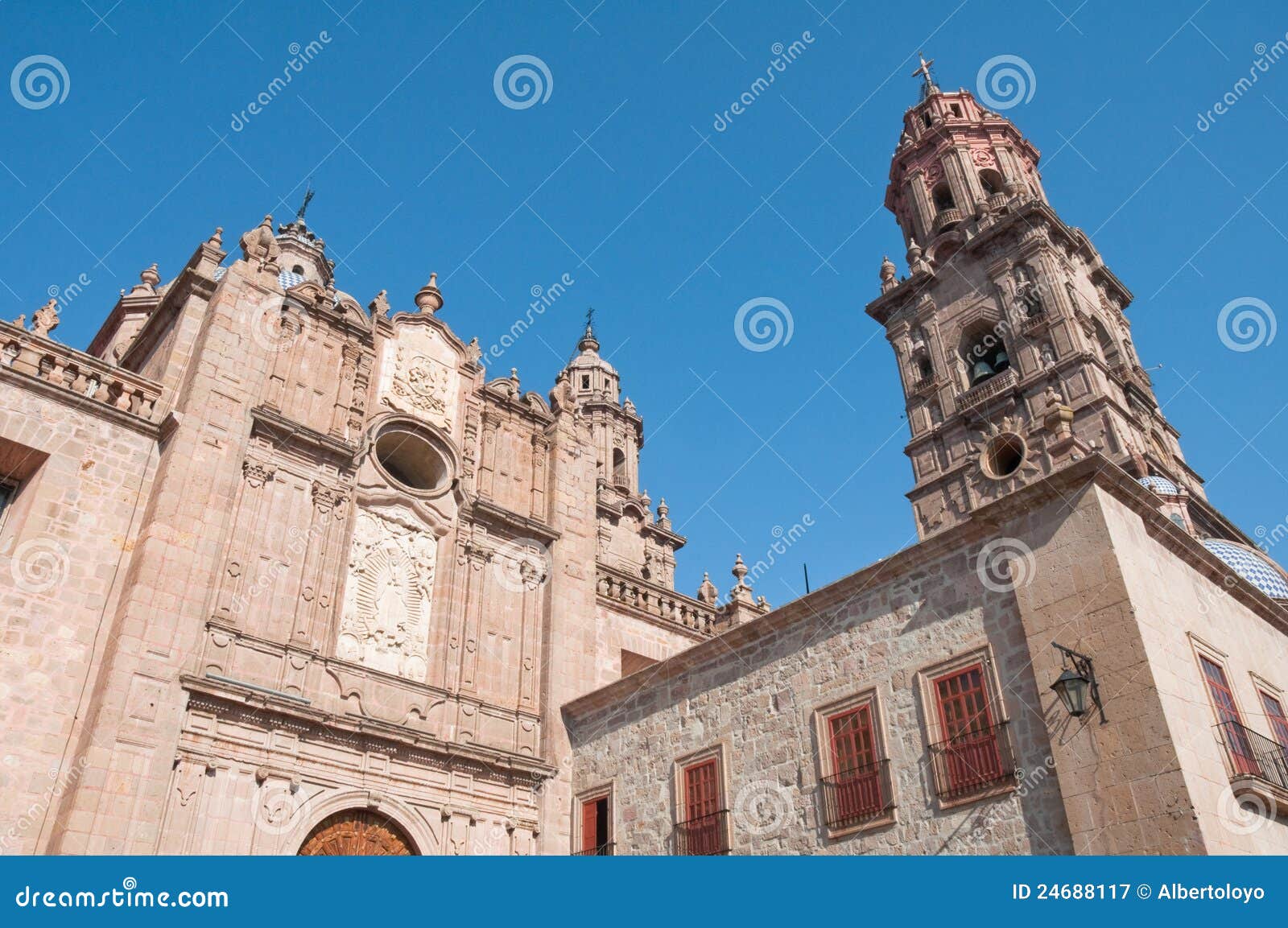 Morelia Cathedral, Michoacan (Mexico) Stock Image Image of michoacan