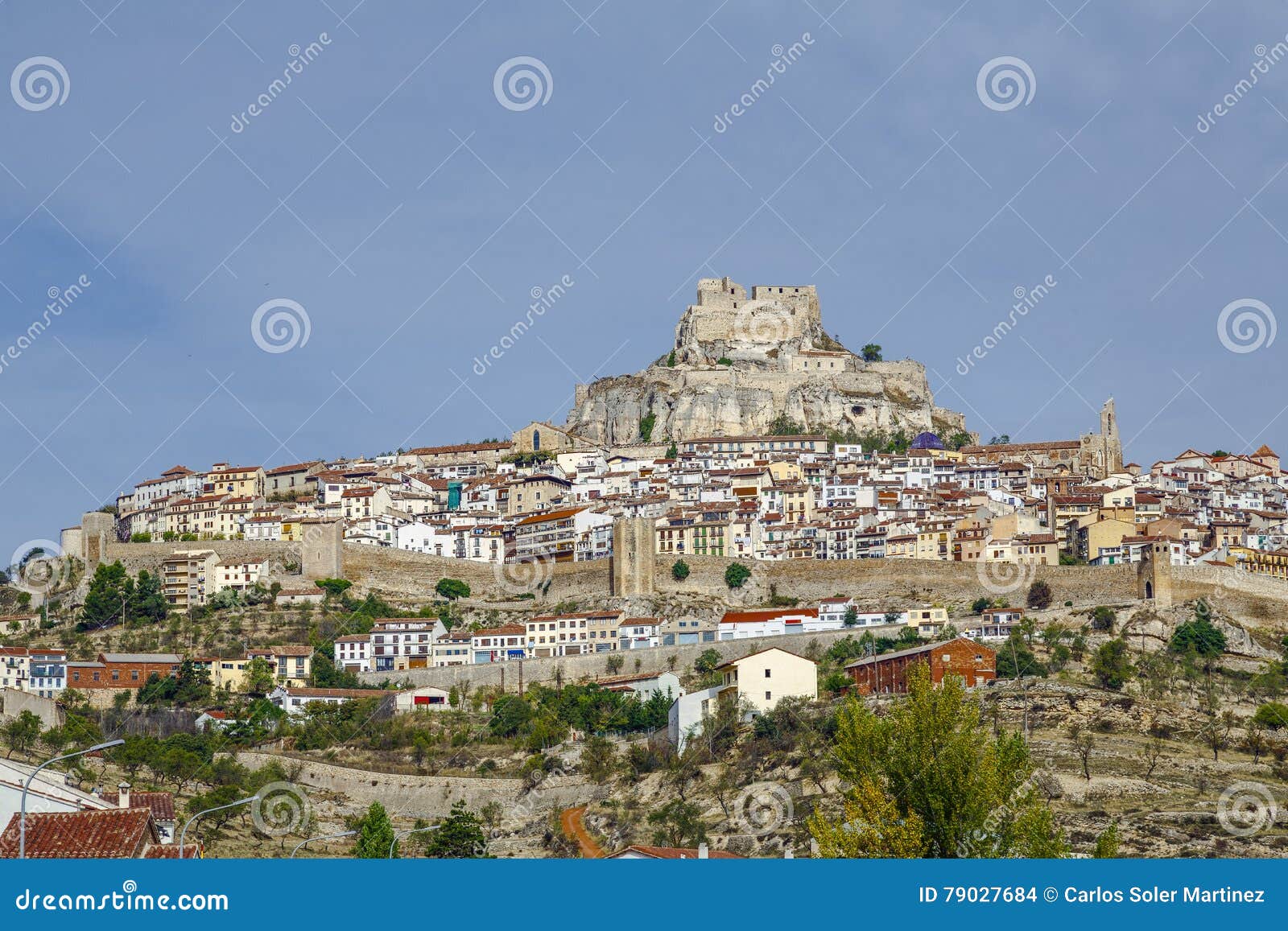 Morella, in Valencia, Spain Stock Photo Image of castellon, fort