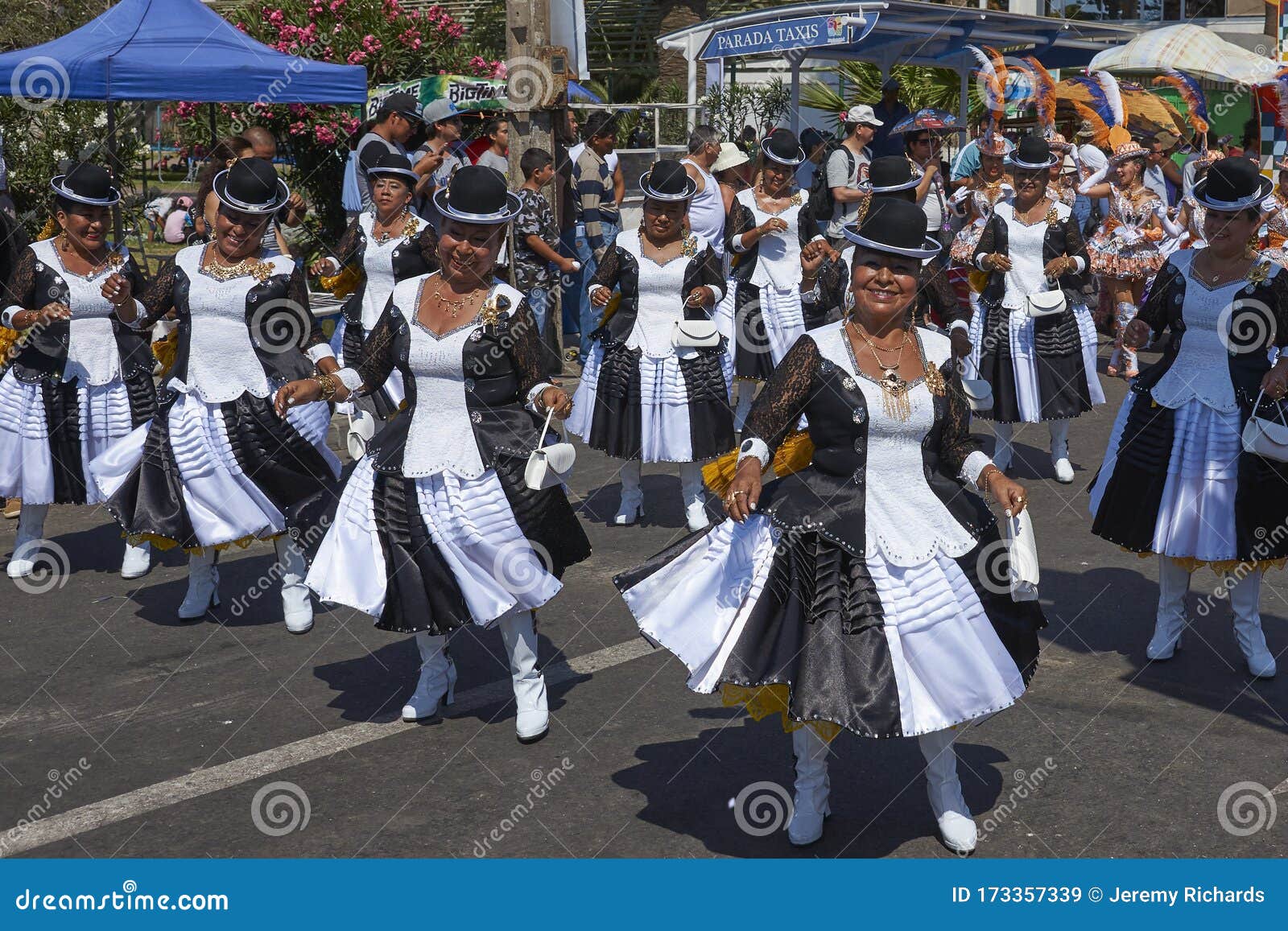 Morenada Dance Group at the Carnival in Arica, Chile. Editorial Stock ...